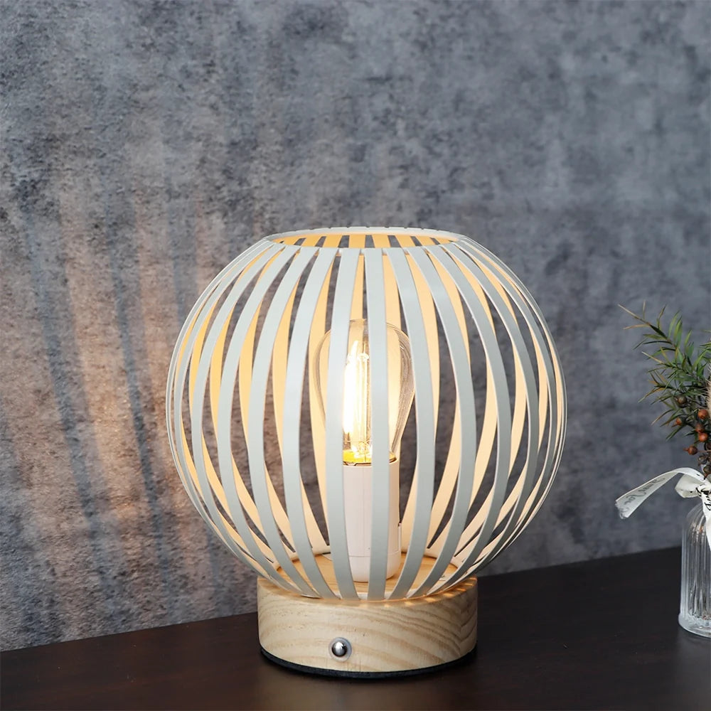  6'H Rechargeable Touch Bedside Table Lamp(Round)
