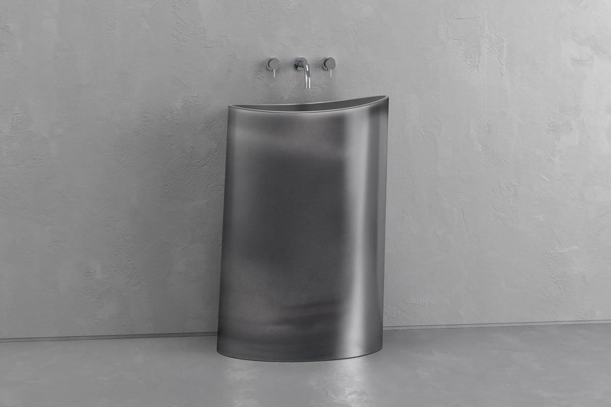 Oval Concrete Pedestal Sink – Bespoke Collection