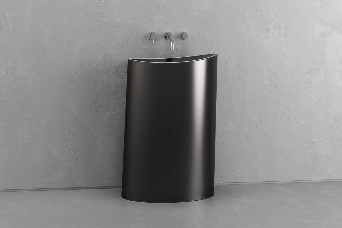 Oval Concrete Pedestal Sink – Bespoke Collection