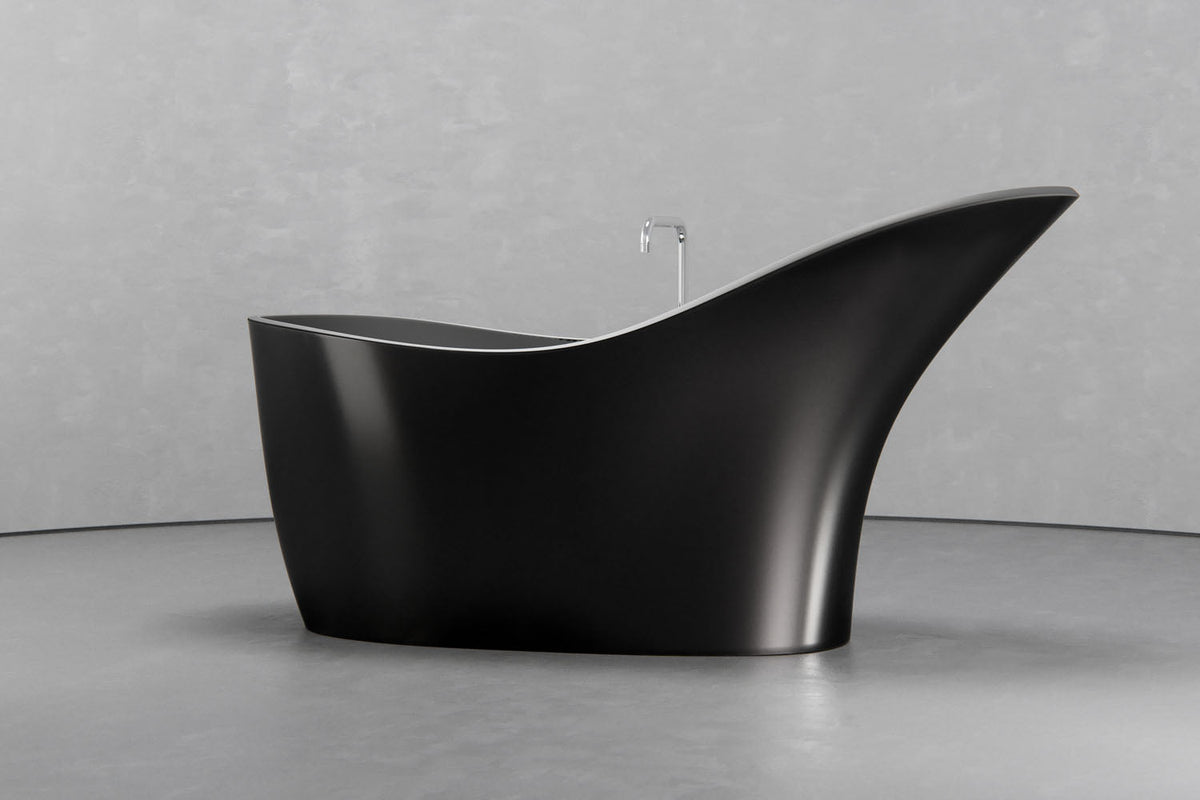 Slipper Freestanding Concrete Bathtub – Bespoke Collection