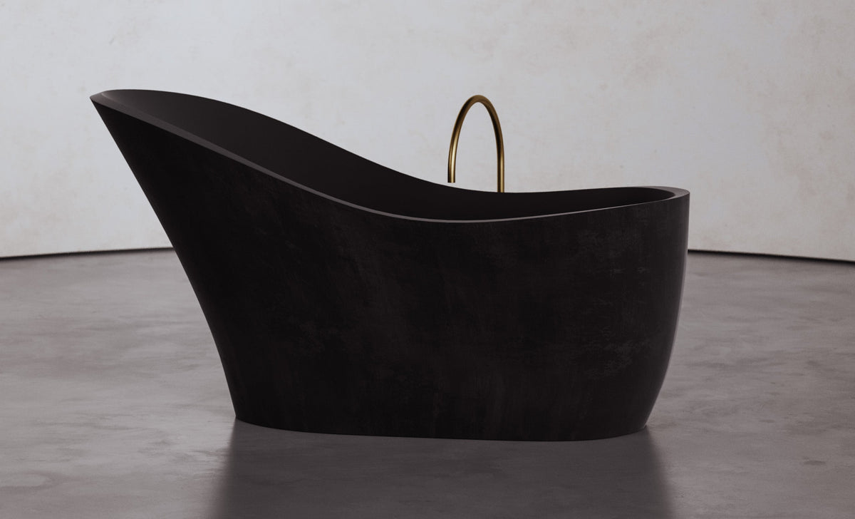 Slipper Freestanding Concrete Bathtub – Studio Collection
